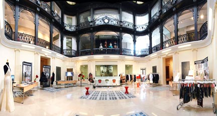 Le magnifique atrium de l'Esmod