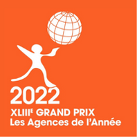 Logo Agence de lannée 2022 orange