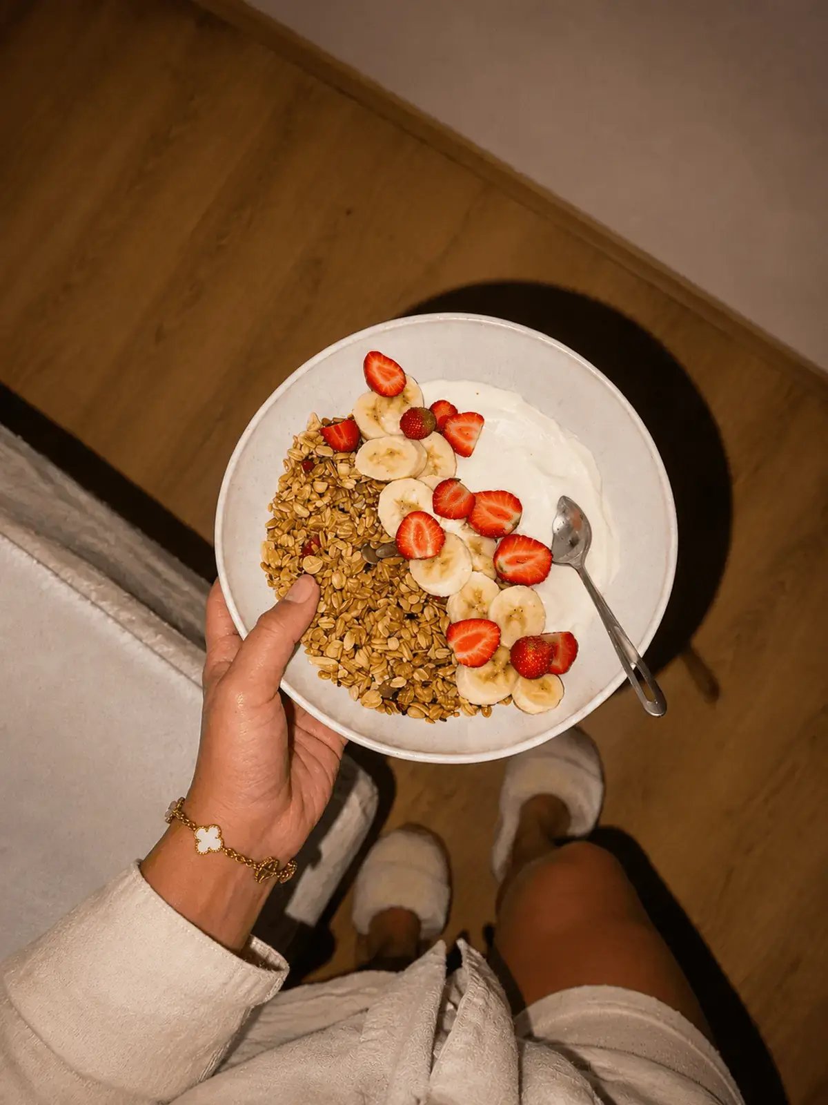Photo d'un bol de petit déjeuner par une créatrice de contenu