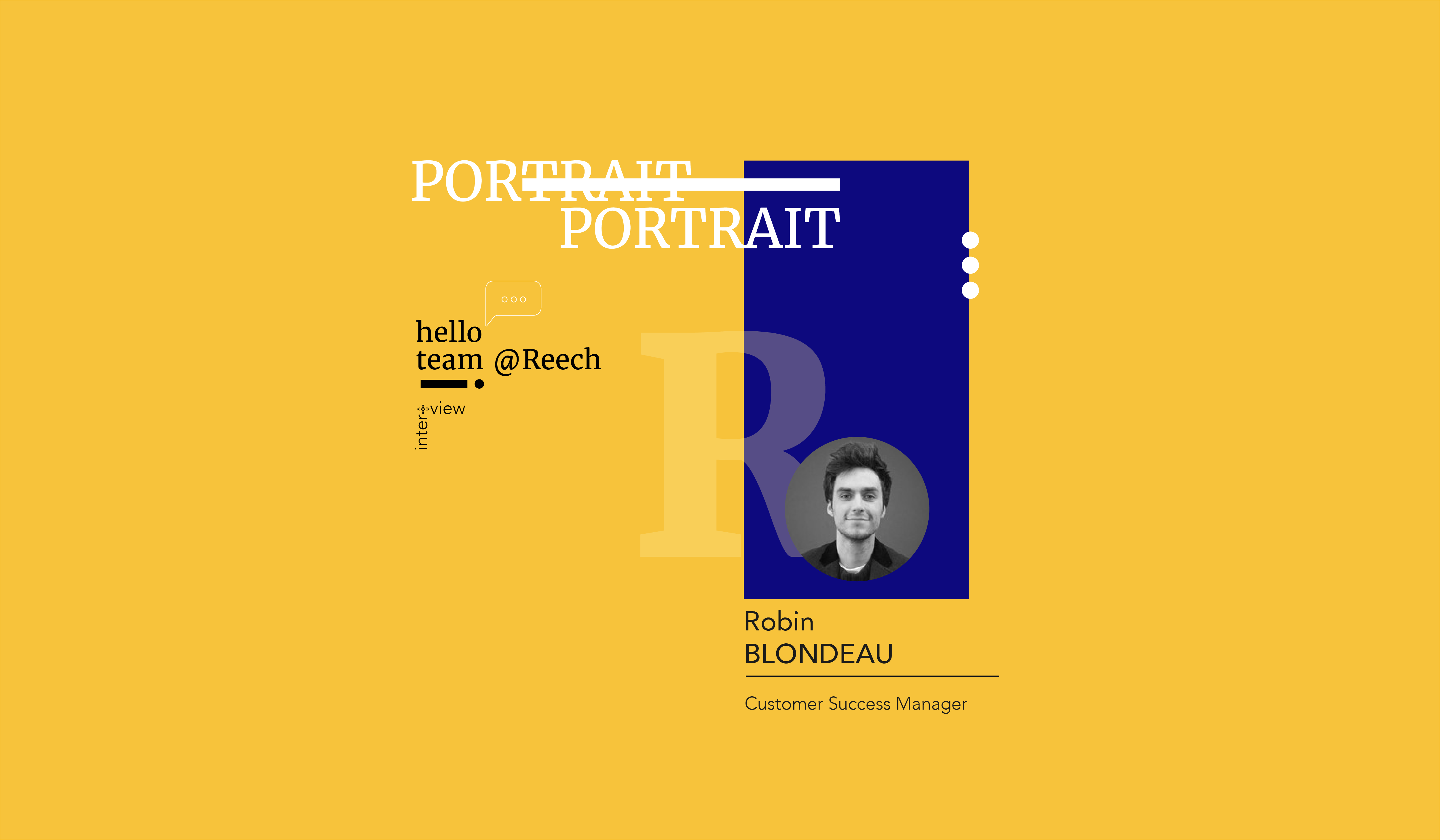 Rencontre avec Robin Blondeau